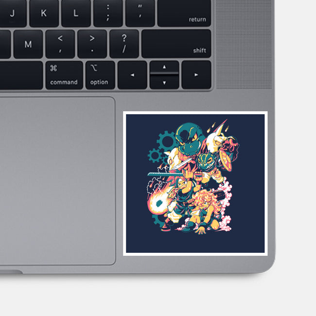 The Beginning Of The End-none glossy sticker-1Wing