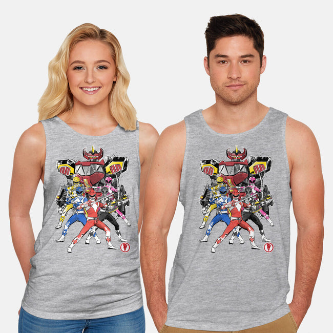 Rangers Sumi-E-unisex basic tank-DrMonekers