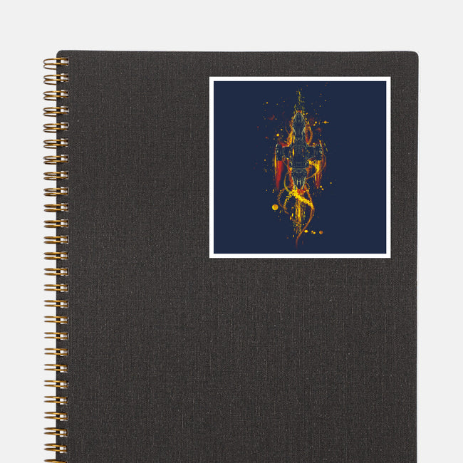 The Shiniest Space Ship V2-none glossy sticker-kharmazero