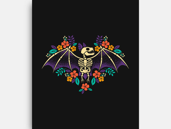 Flowered Bat Skeleton