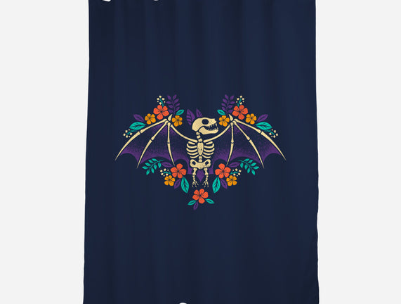 Flowered Bat Skeleton