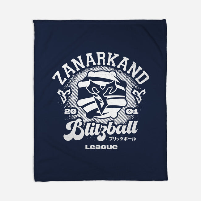 Zanarkand Blitzball League-none fleece blanket-Logozaste
