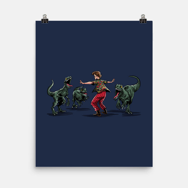 Jurassic Detective-none matte poster-zascanauta