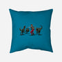 Jurassic Detective-none removable cover w insert throw pillow-zascanauta