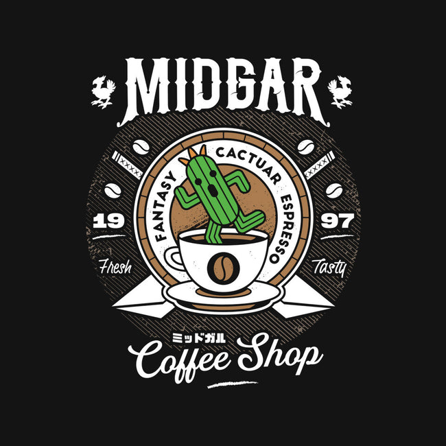 Cactuar Coffee Shop-mens basic tee-Logozaste
