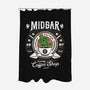 Cactuar Coffee Shop-none polyester shower curtain-Logozaste