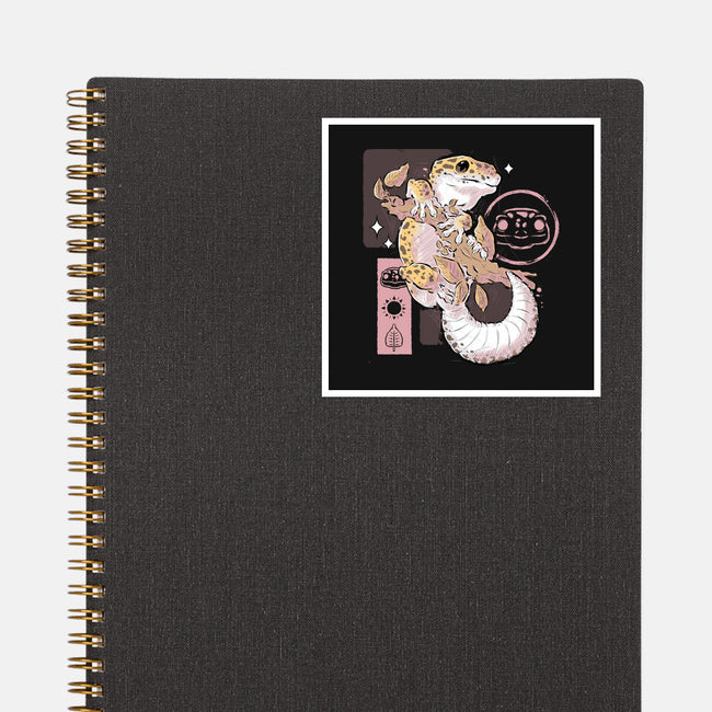 Leopard Gecko-none glossy sticker-xMorfina