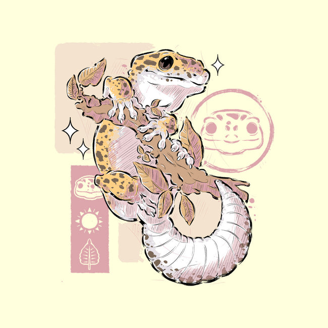 Leopard Gecko-none removable cover throw pillow-xMorfina