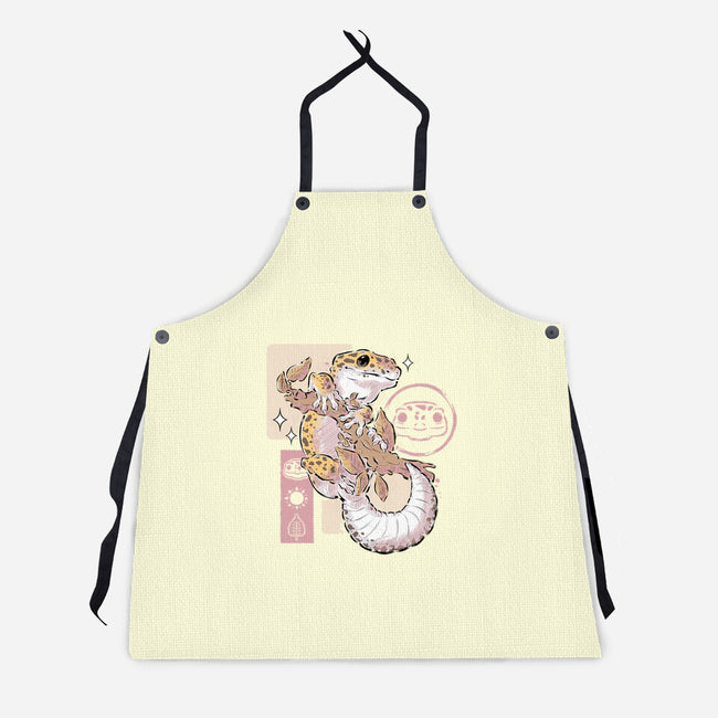 Leopard Gecko-unisex kitchen apron-xMorfina