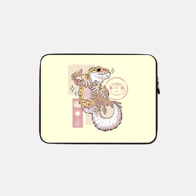 Leopard Gecko-none zippered laptop sleeve-xMorfina