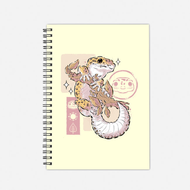 Leopard Gecko-none dot grid notebook-xMorfina