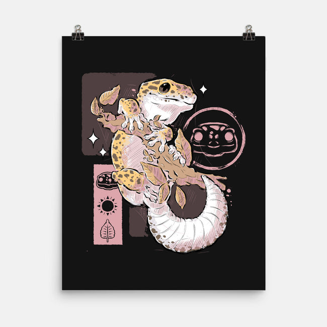 Leopard Gecko-none matte poster-xMorfina