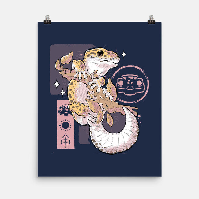 Leopard Gecko-none matte poster-xMorfina