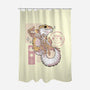 Leopard Gecko-none polyester shower curtain-xMorfina