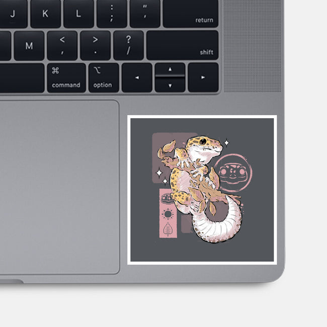 Leopard Gecko-none glossy sticker-xMorfina
