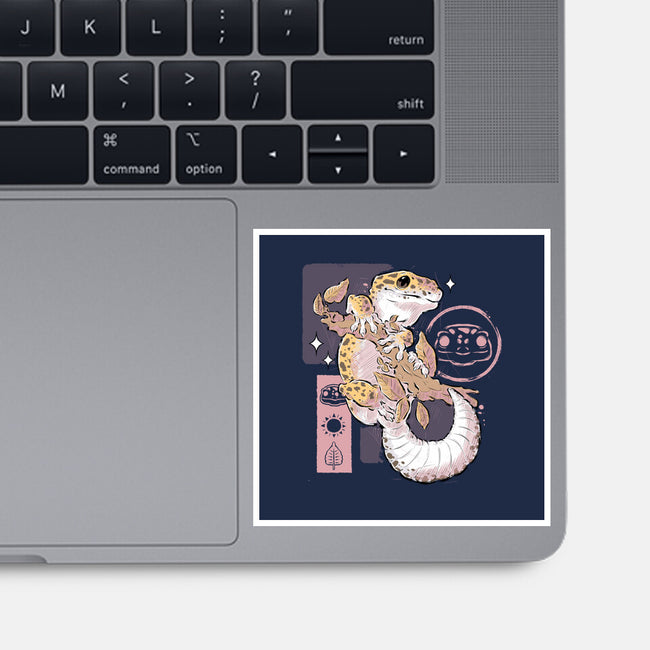Leopard Gecko-none glossy sticker-xMorfina