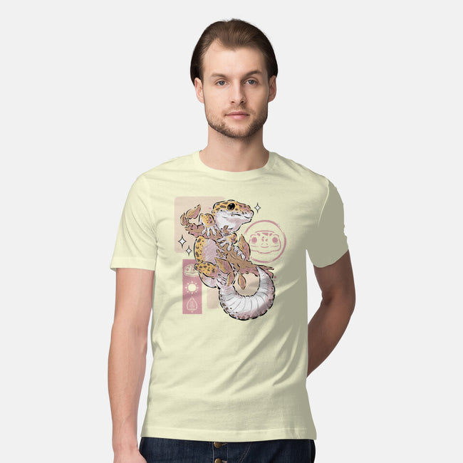 Leopard Gecko-mens premium tee-xMorfina