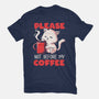 Not Before My Coffee-womens fitted tee-koalastudio