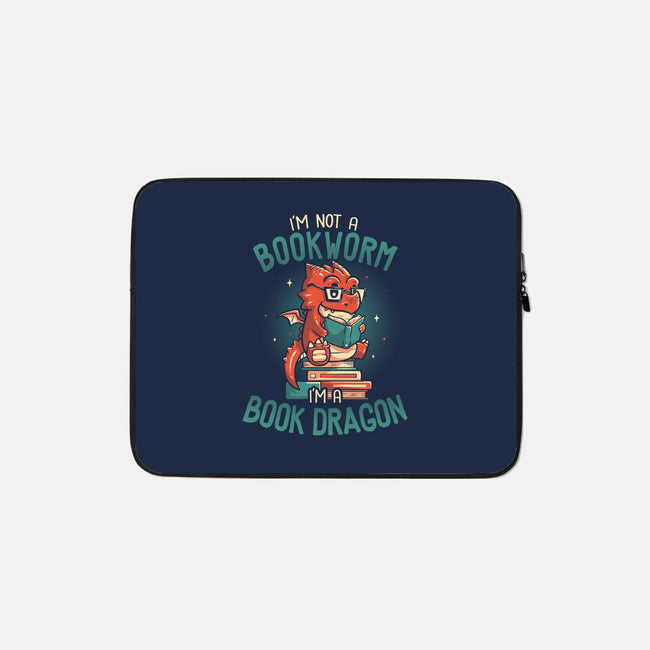 I'm a Book Dragon-none zippered laptop sleeve-koalastudio