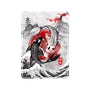 The Koi Fish Yin Yang-none beach towel-RonStudio