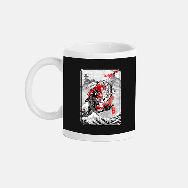 The Koi Fish Yin Yang-none mug drinkware-RonStudio