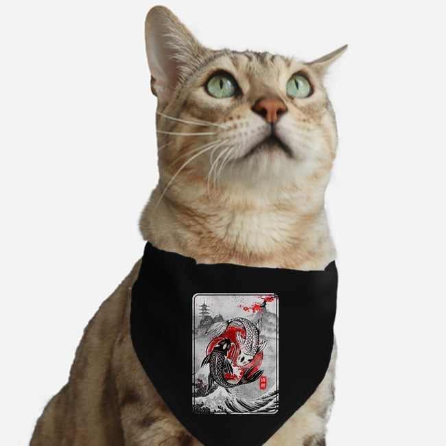 The Koi Fish Yin Yang-cat adjustable pet collar-RonStudio