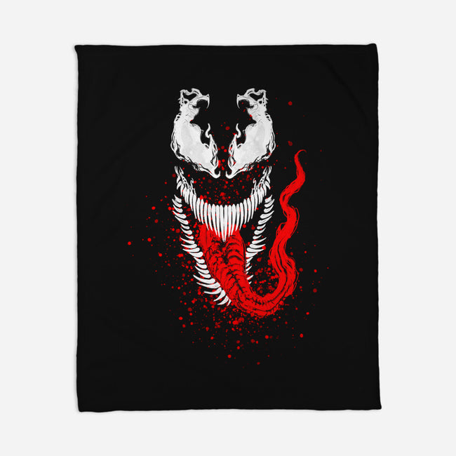 Vicious Alien-none fleece blanket-Damyanoman