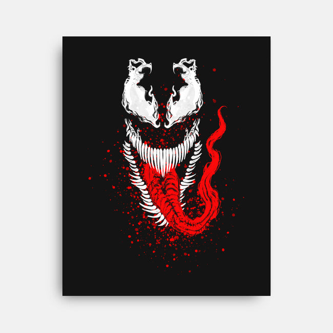 Vicious Alien-none stretched canvas-Damyanoman