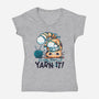 Yarn It-womens v-neck tee-Snouleaf
