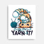 Yarn It-none stretched canvas-Snouleaf
