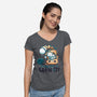 Yarn It-womens v-neck tee-Snouleaf