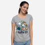 Yarn It-womens v-neck tee-Snouleaf
