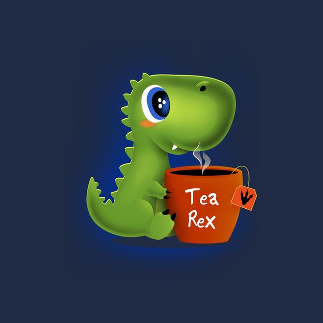 Tea Rex-none stretched canvas-erion_designs