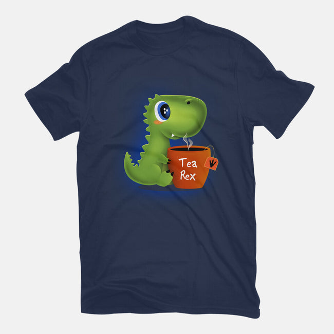 Tea Rex-womens fitted tee-erion_designs
