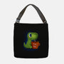 Tea Rex-none adjustable tote bag-erion_designs