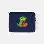 Tea Rex-none zippered laptop sleeve-erion_designs