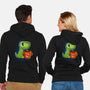 Tea Rex-unisex zip-up sweatshirt-erion_designs