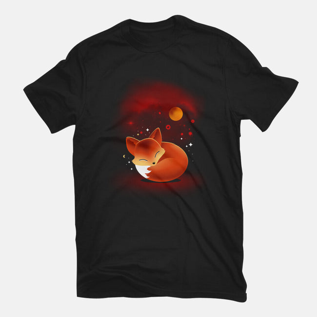 Space Fox-womens fitted tee-erion_designs