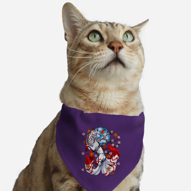 Kitsune Japanese Fox-cat adjustable pet collar-Anes Josh
