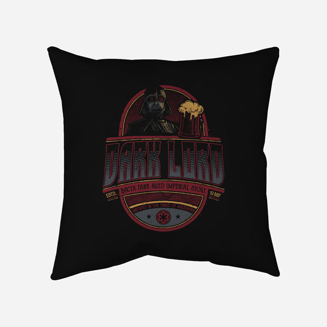 Dark Lord Stout-none removable cover throw pillow-teesgeex