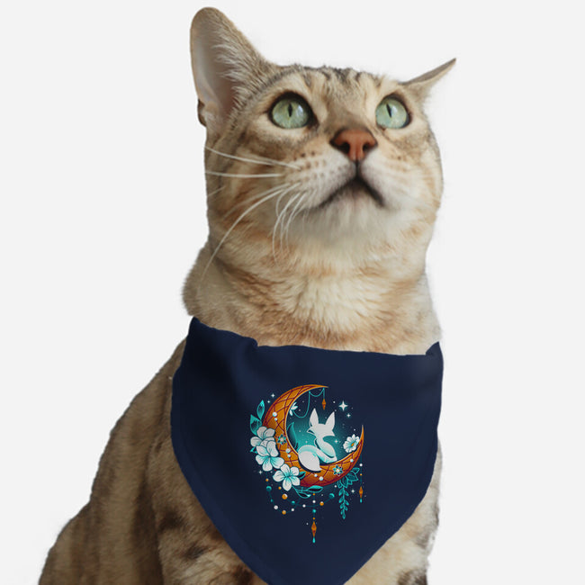 Moonlight Fox-cat adjustable pet collar-Snouleaf