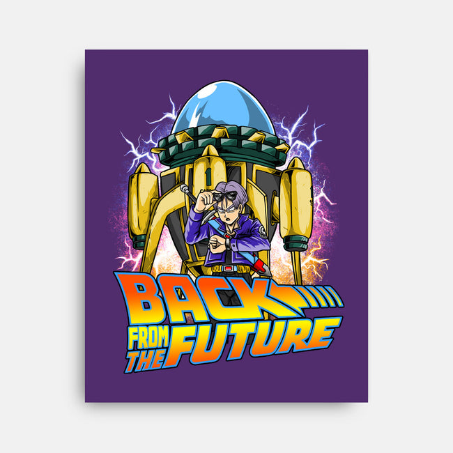 Back From The Future-none stretched canvas-joerawks