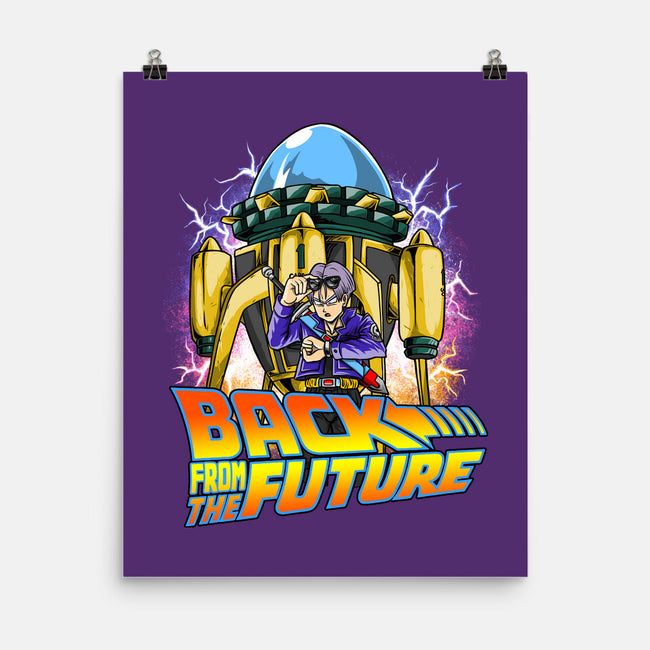 Back From The Future-none matte poster-joerawks