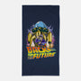 Back From The Future-none beach towel-joerawks