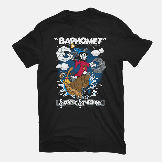 Baphomet Sorcerer-womens basic tee-Nemons