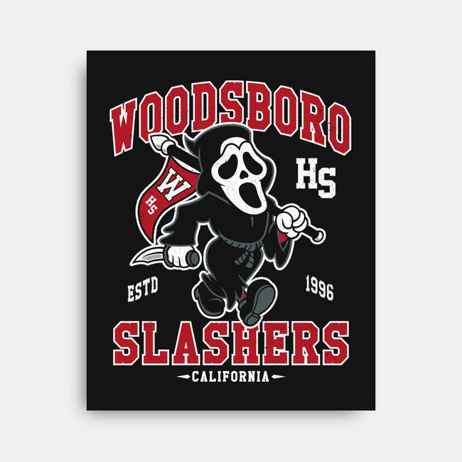 Woodsboro Slashers-none stretched canvas-Nemons