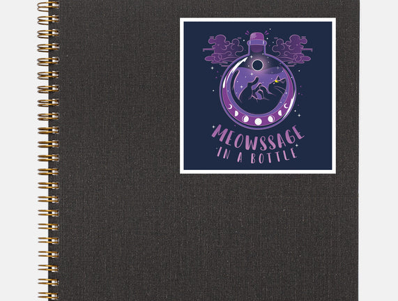 Meowssage In A Bottle