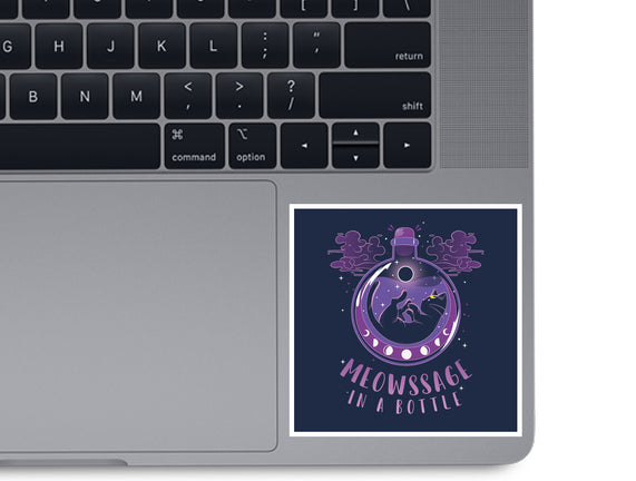 Meowssage In A Bottle