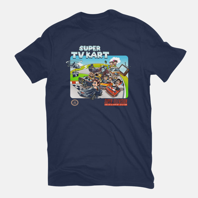 Super Tv Kart-unisex basic tee-goodidearyan