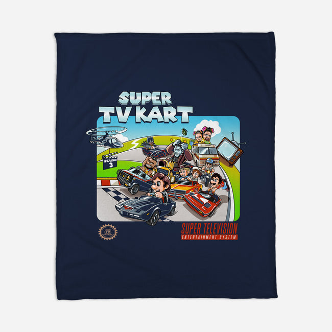 Super Tv Kart-none fleece blanket-goodidearyan